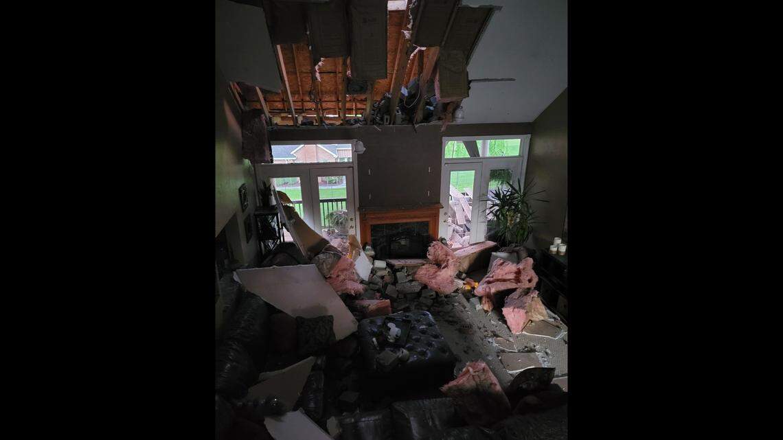 A lightning strike caused damage to a Pennsylvania home and injured a resident, officials say.