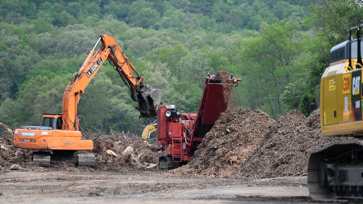 Work on the Potters Mills Gap construction project on U.S. Route 322 continues.