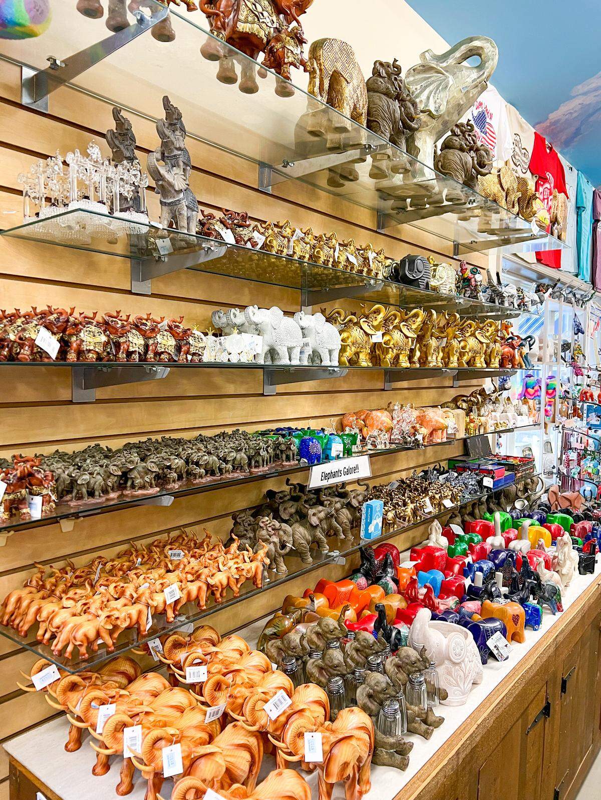 Mister Ed’s Elephant Museum and Candy Emporium features more than 12,000 elephants.