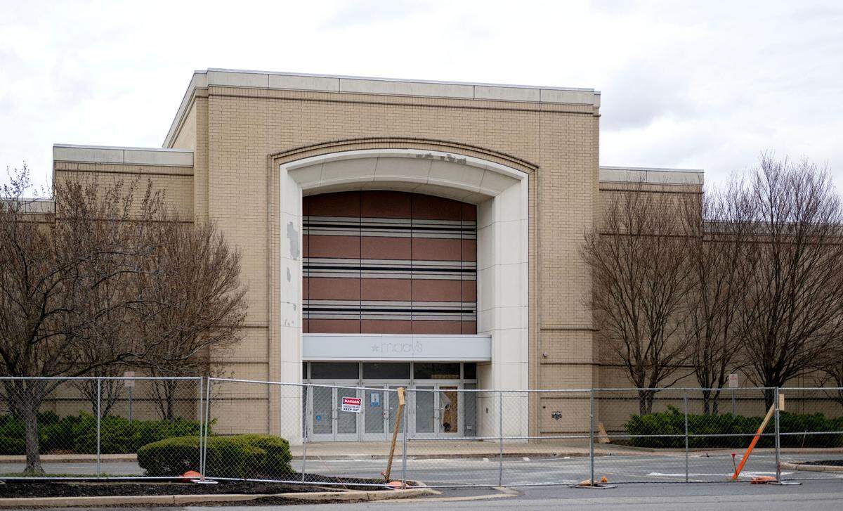 Renovations for the casino in the Nittany Mall at the former site of Macy’s on Thursday, April 3, 2025.