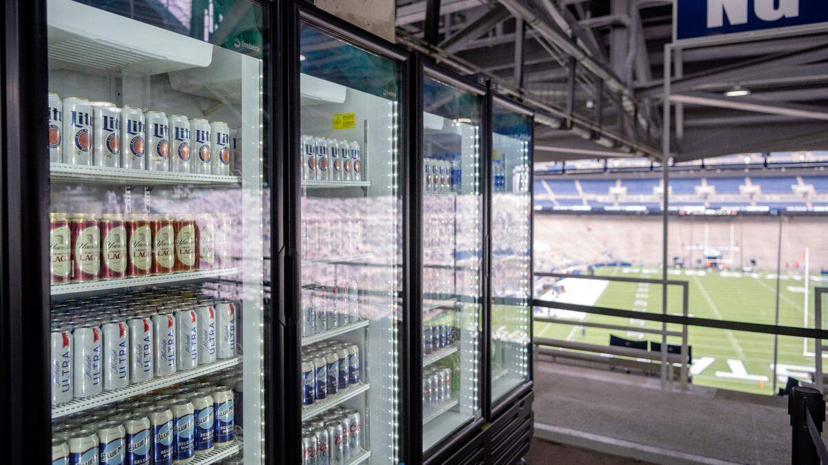 Coolers full of beer were ready for fans at Beaver Stadium for the game on Saturday, Oct. 1, 2022. Fans will see some changes to concessions and alcohol sales this season.