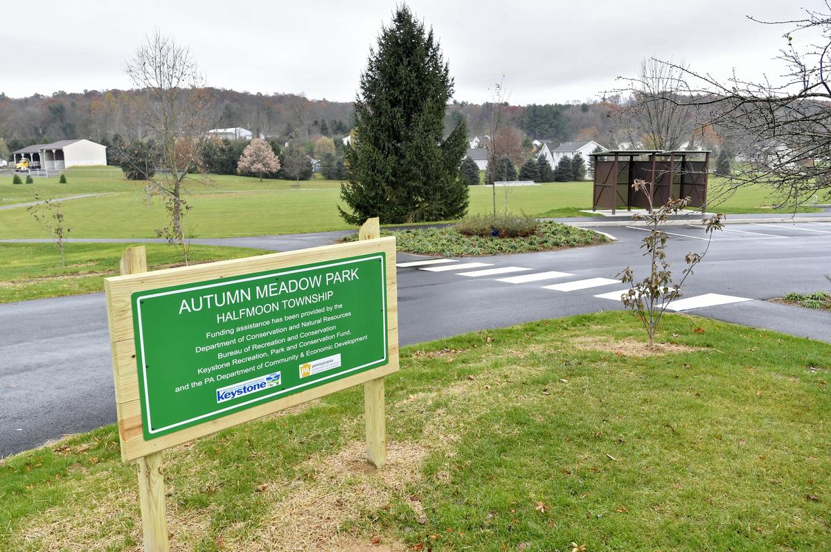 DCNR gave a grant to Halfmoon Township for improvements at Autumn Meadow Park including pedestrian walkways and new playground equipment.