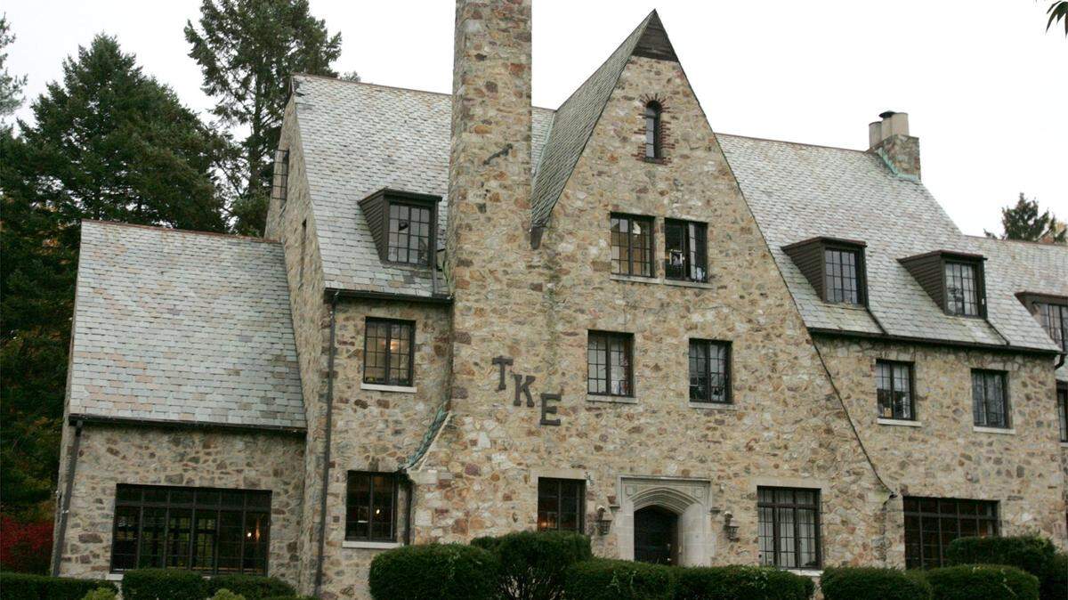 The Tau Kappa Epsilon house at 346 E. Prospect Ave.
