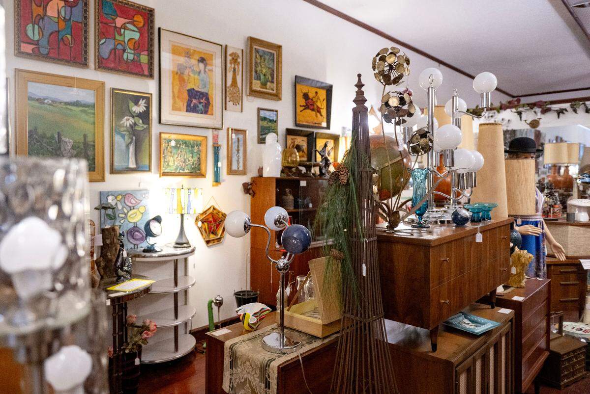 Mid-century items and art are some of the hundreds of things available at Victorian House Antiques in Bellefonte on Thursday, Jan. 9, 2025.