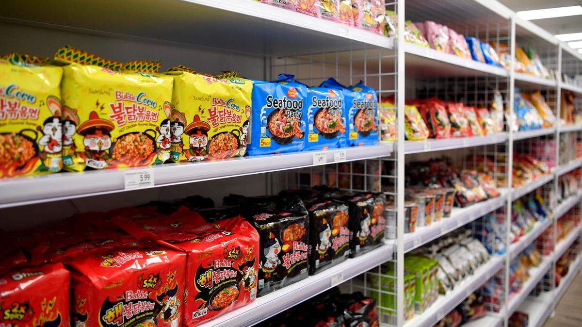 The new Global Foods in the Hamilton Square Plaza sells products from Middle Eastern and European countries.