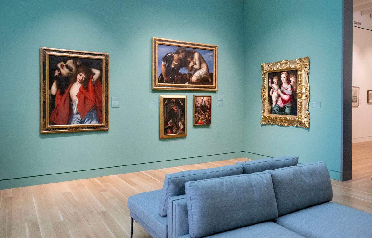 Art and seating in the European gallery at the Palmer Museum of Art on Wednesday, May 29, 2024.