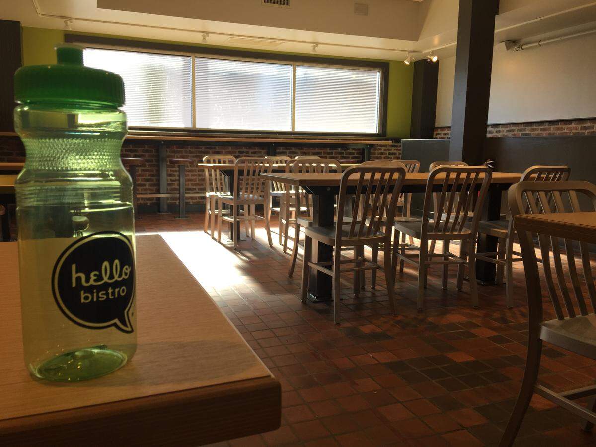 The new interior of Hello Bistro in State College, which occupies the space where Ye Olde College Diner used to sit.