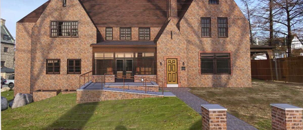 A rendering of what the house at 321 Fraternity Row will look like once construction is finished. State College Borough Council voted 5-2 Monday to allow the property owners to move forward with the renovations.