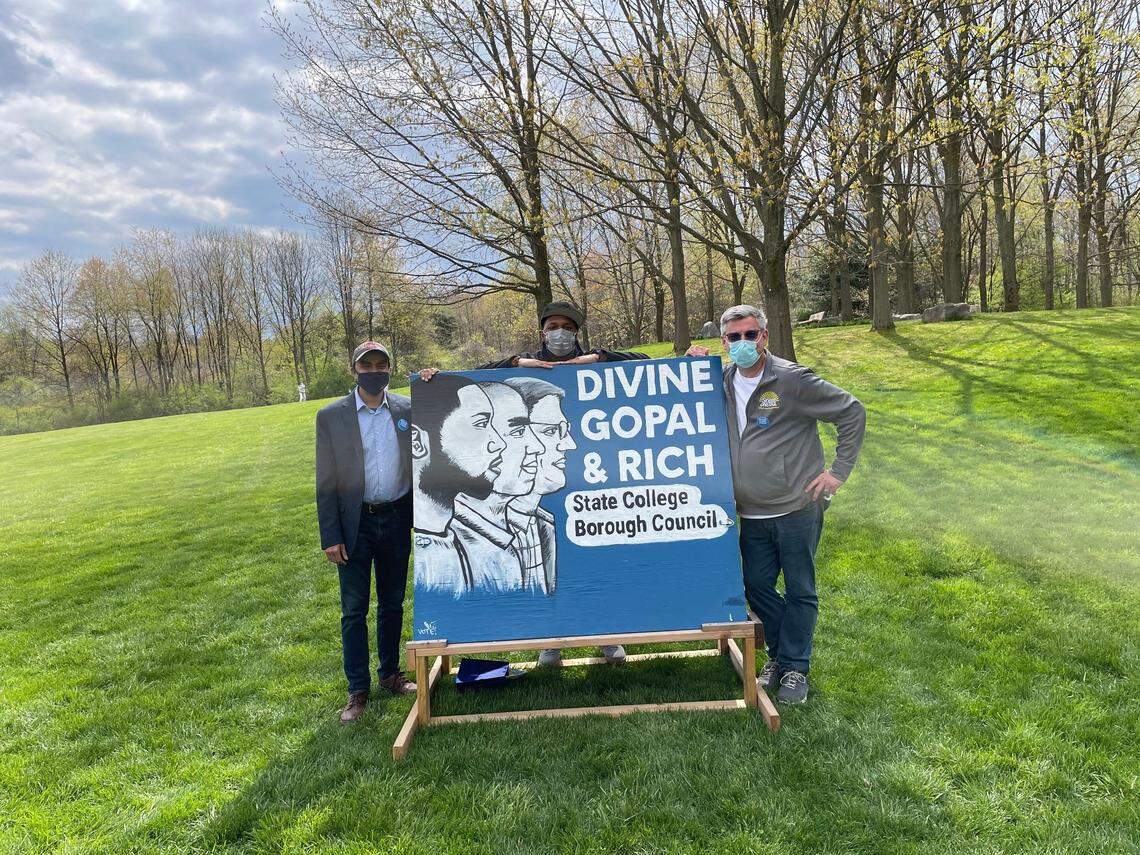 Gopal Balachandran, left, and Richard Biever were supported by Central PA United in their campaigns for Democratic nominations for State College Borough Council.