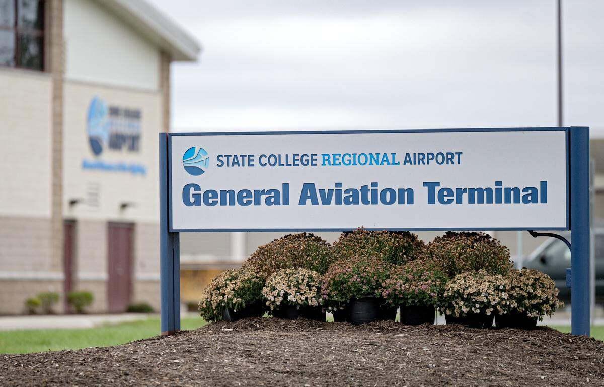 The general aviation terminal at the State College Regional Airport on Tuesday, Oct. 14, 2025. 