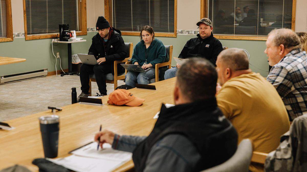 Centre Documenters take notes at a Spring Benner Walker Joint Authority meeting in late November.