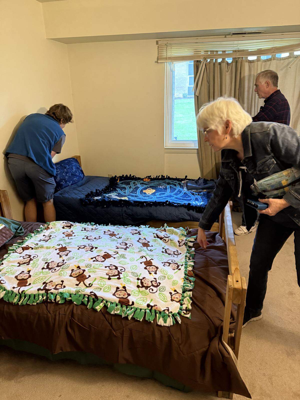 Sleep in Heavenly Peace builds and provides beds to children who lack a safe or comfortable place to sleep.