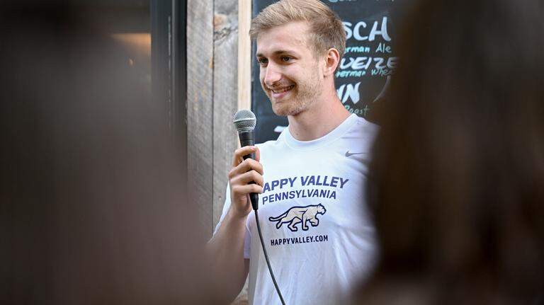 Penn State student starts 61-day, 3,500-mile triathlon for charity. How to follow along
