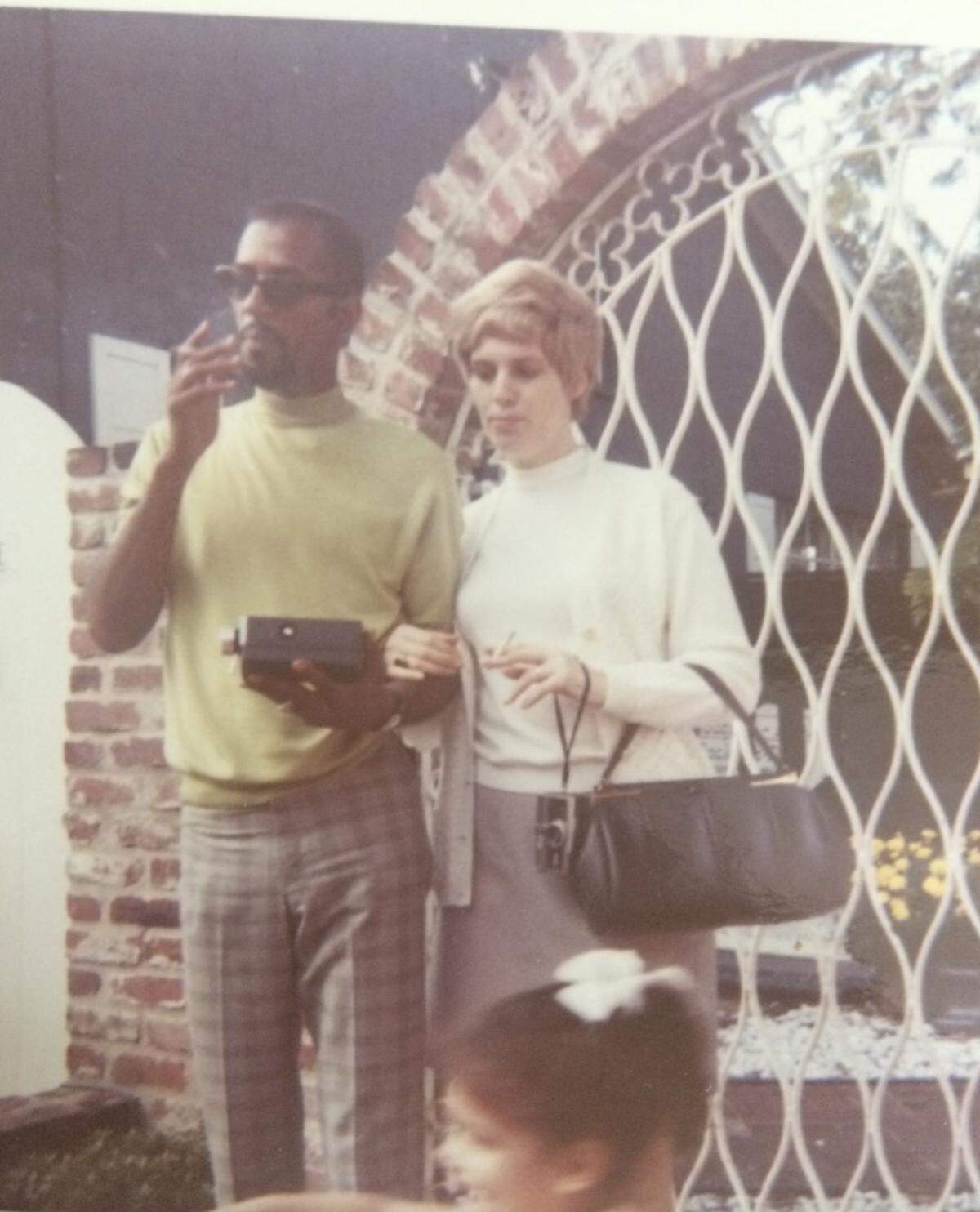 James Franklin’s father, James, and mom, Jocelyn.