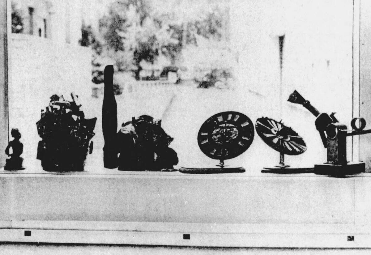 A number of sculpture entries were received in the Festival Exhibition during the first-ever Central Pennsylvania Festival of the Arts in July 1967. The sculptures were put on display in the Hammond Building gallery on Penn State’s campus.