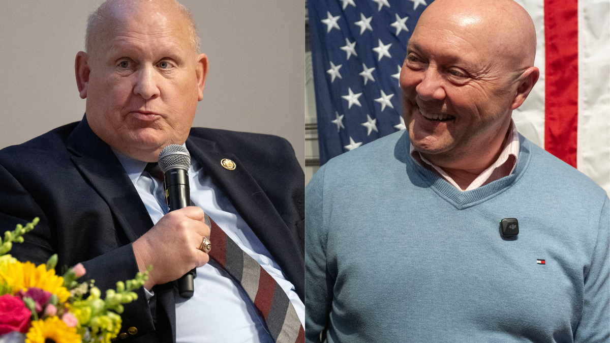 Republican Rep. Glenn Thompson (left) is being challenged by Democrat Ray Bilger (right), an activist.