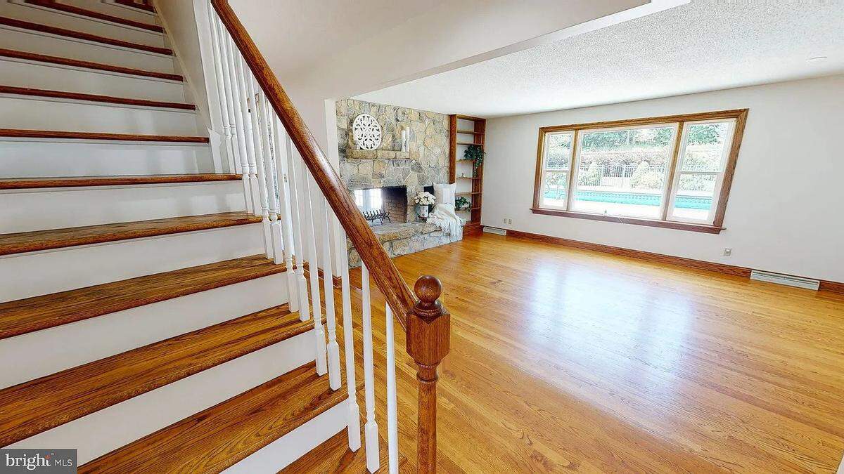 A look inside a living room at 5788 W. Buffalo Run Road in Port Matilda. Photo shared with permission from home’s listing agents, Annette Yorks and Diana Das of Perry Wellington Realty, LLC.