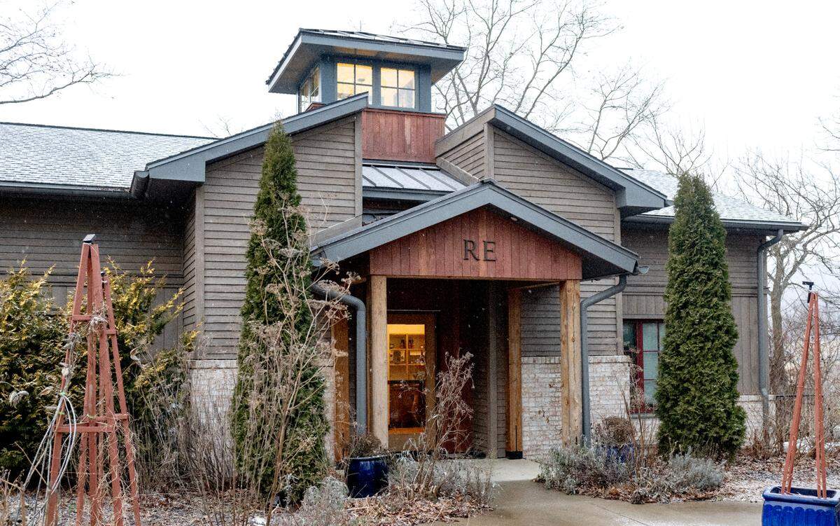 The entrance to RE Farm Cafe on January, 3, 2025.