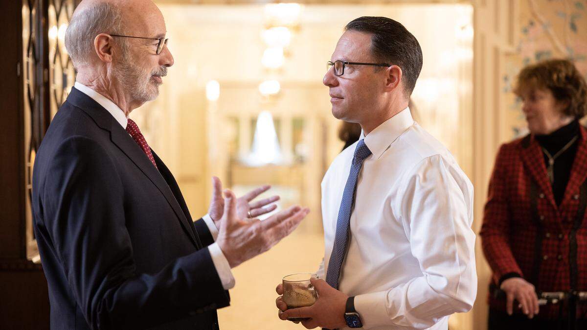 The administrations of former Gov. Tom Wolf (left) and Gov. Josh Shapiro (right) both fought to keep the information secret.