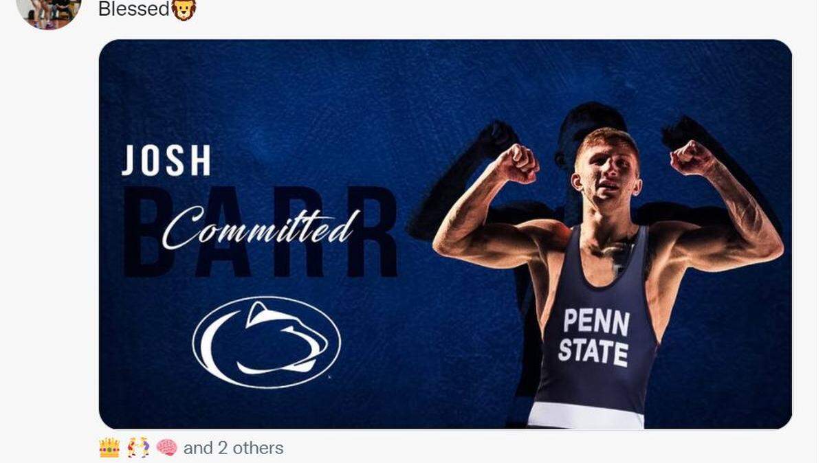 One of the nation’s top-10 wrestling recruits in Josh Barr committed to Penn State on Sunday. The Davison, Mich. native comes from the same high school as current Nittany Lions wrestler in Alex Facundo