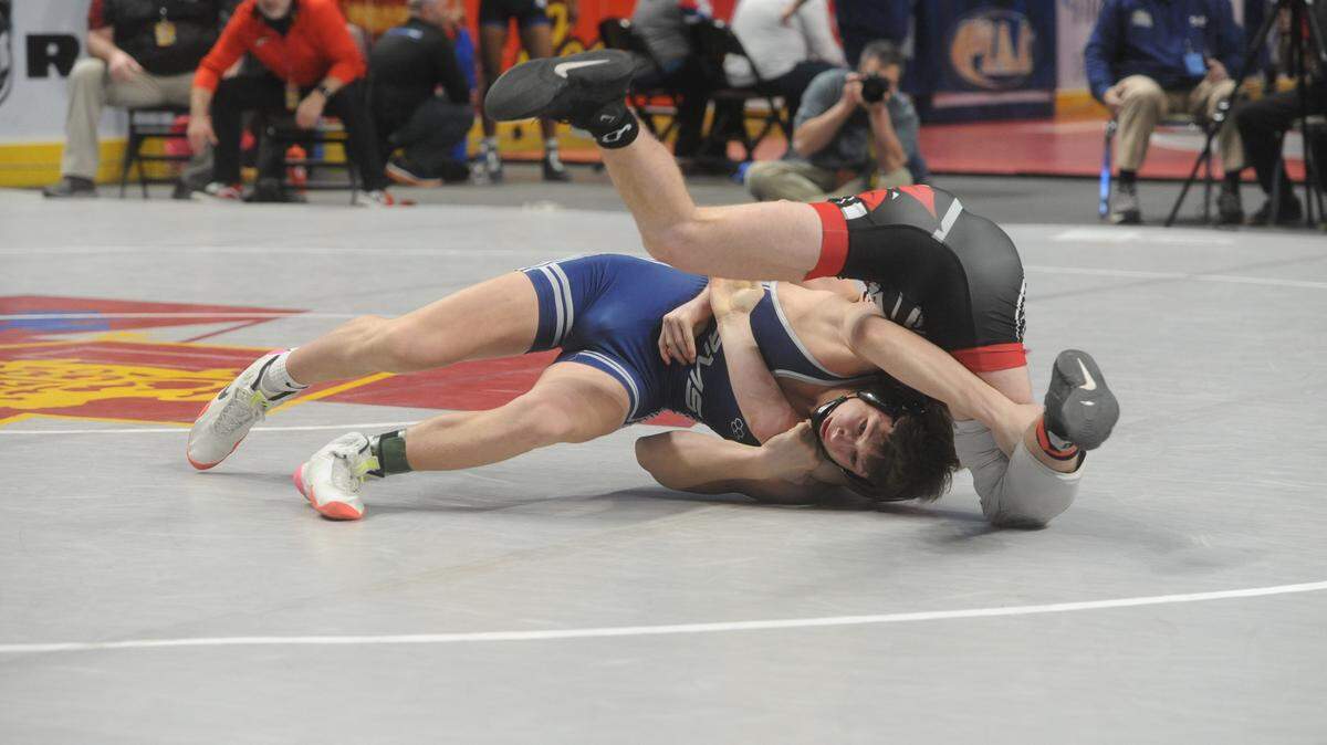 Penns Valley’s Ty Watson is tied with five other wrestlers for the county lead in wins with five.