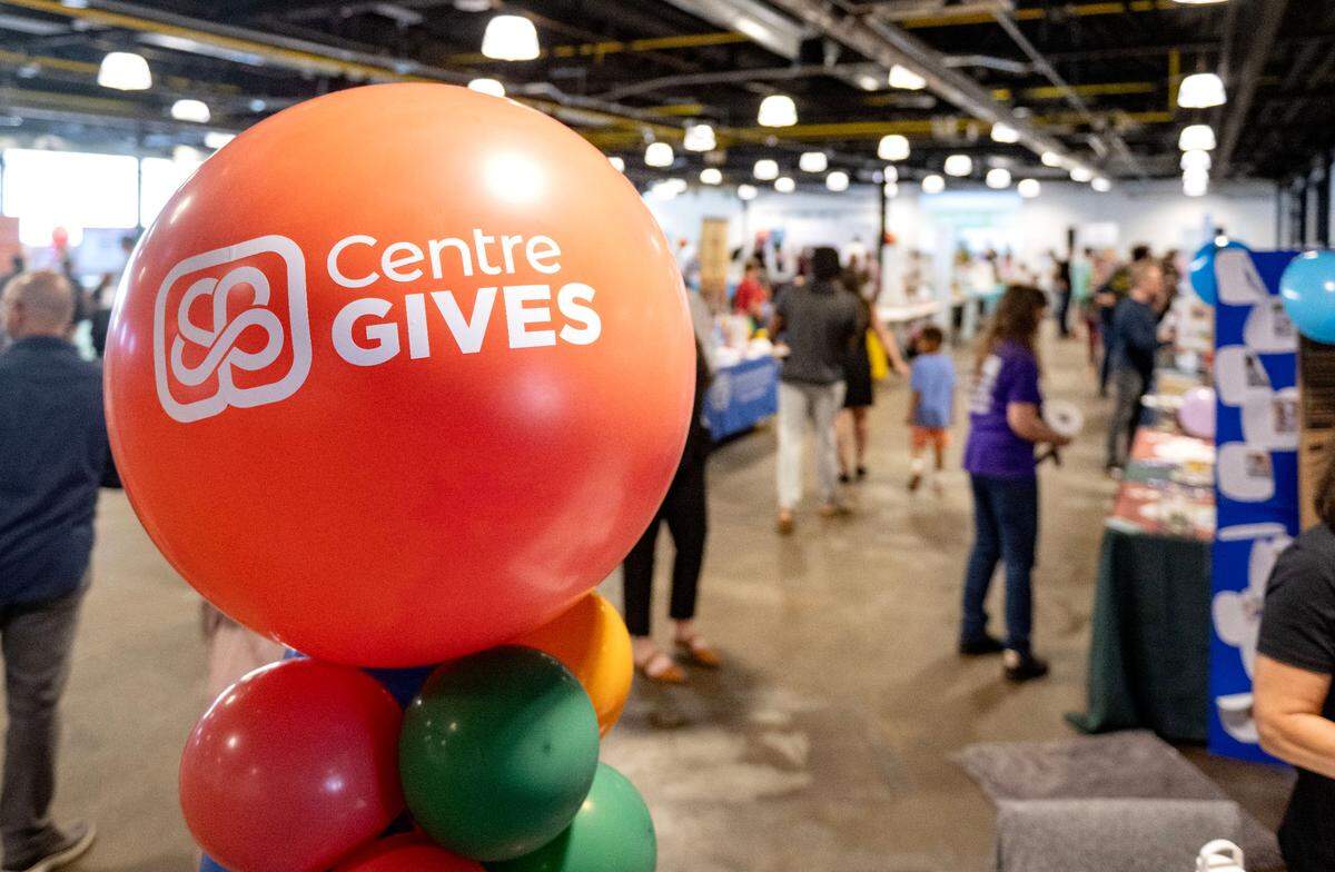 People visit the nonprofits involved in Centre Gives during Centre Gives Fest on Thursday, May 15, 2025 at Brass 16823.
