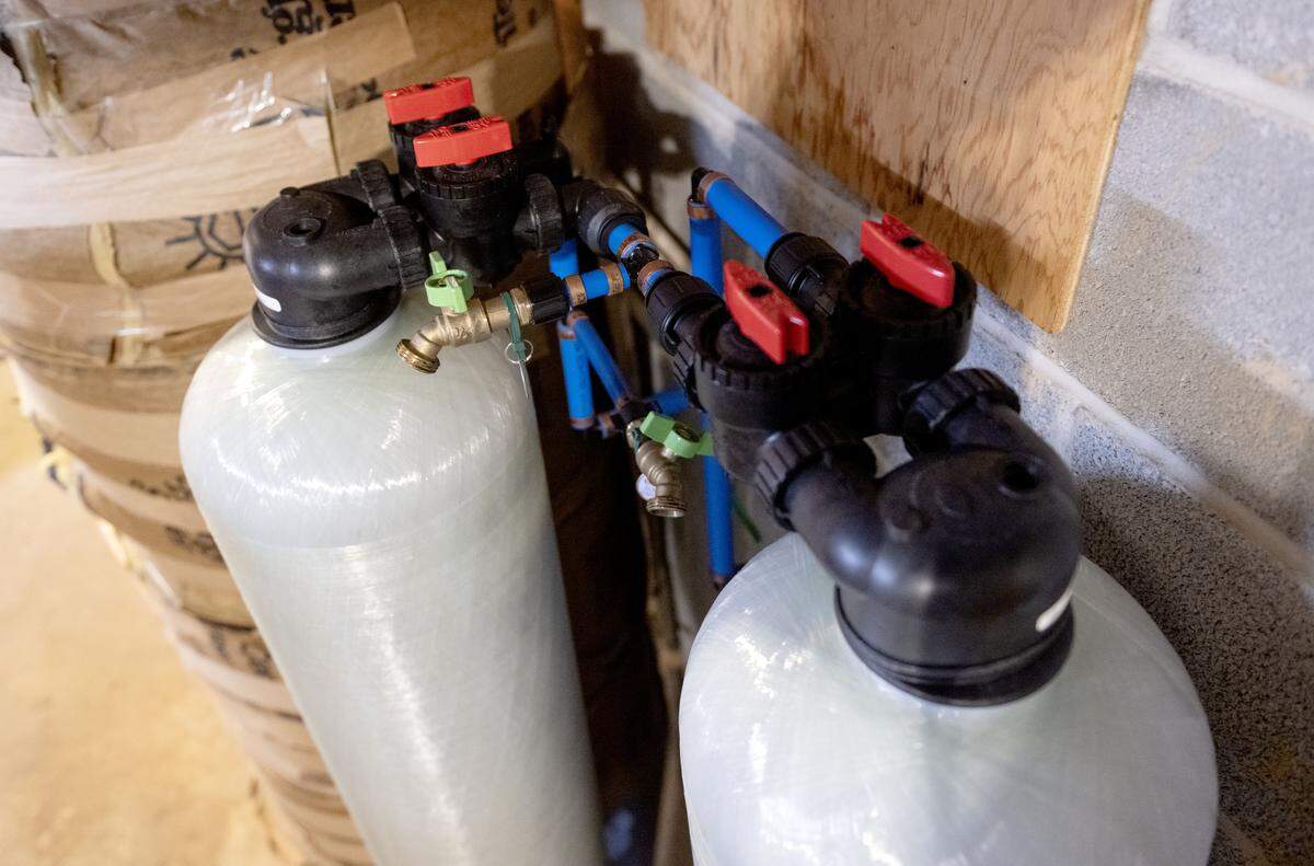A point-of-entry treatment system to clean out the PFAS in the water. 