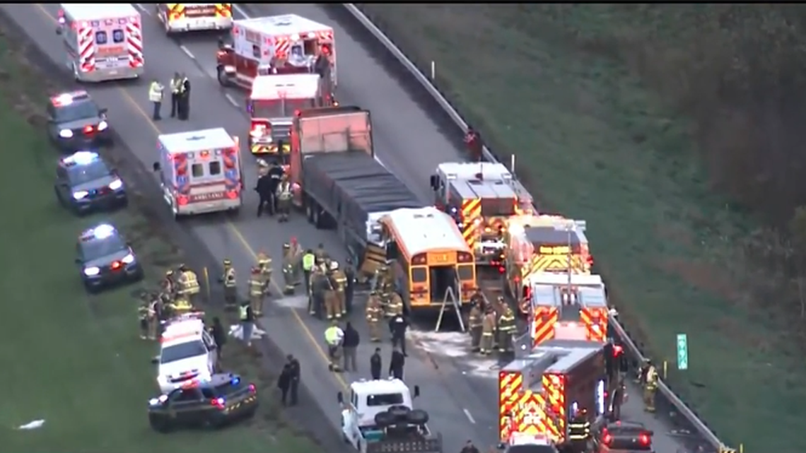 A 31-year-old school bus driver and 14-year-old student were killed in a crash Tuesday in Pennsylvania, police say.