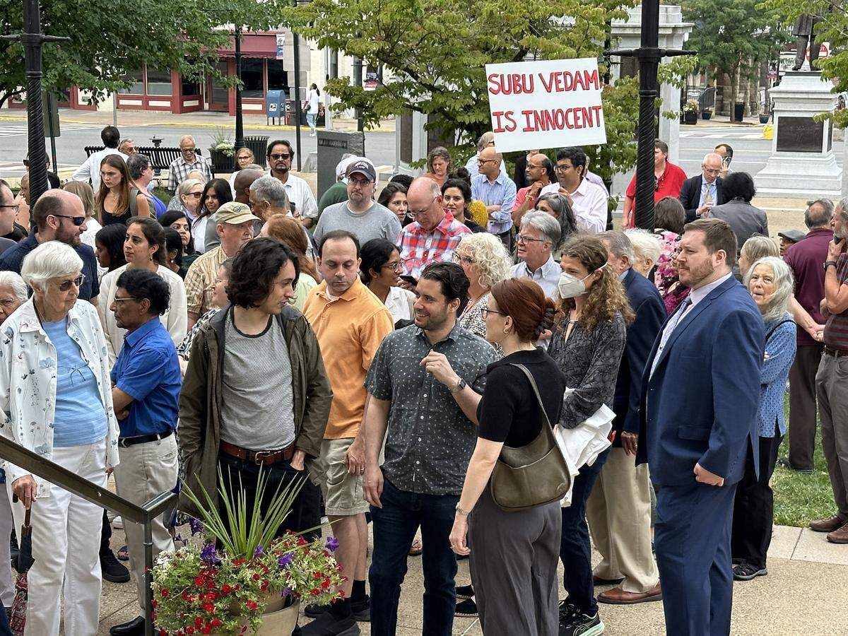 More than 200 people filed into the Centre County Courthouse on Monday, July 22, 2024.