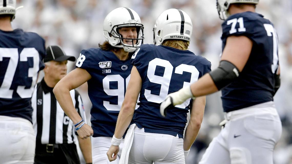 Penn State football holds on to beat Pitt 17-10 in the 100th meeting between the in-state rivals