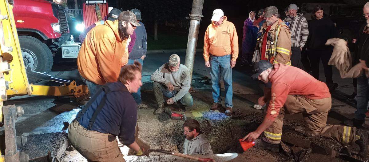 The Boalsburg Fire Co. was assisted by the University Area Joint Authority and Harris Township to rescue a dog that was trapped in a drainage pipe on Tuesday, May 27 2025.
