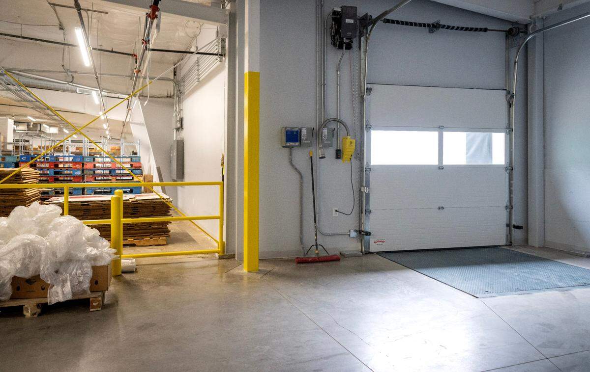 A loading dock at the State College Food Bank’s new location on Gerald Street on Wednesday, April 10, 2024.
