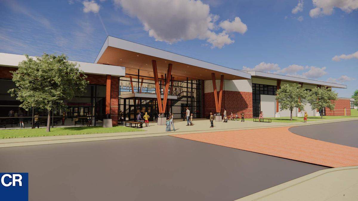 The addition will serve as a primary entrance for after school activities and events, Physical Plant director Mike Fisher said.