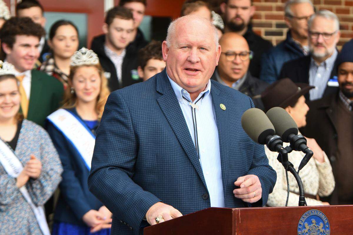 U.S. Rep. Glenn Thompson speaks during the opening ceremonies Jan. 7 for the Pennsylvania Farm Show.