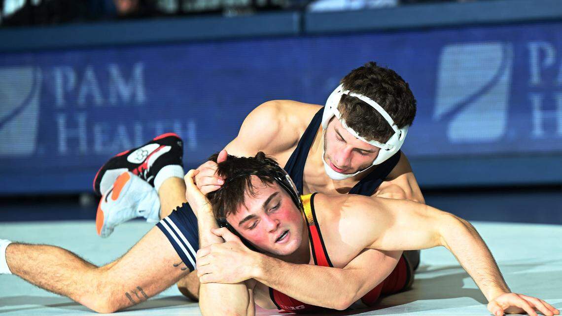 Penn State wrestling dominates Maryland, 35-10, in Rec Hall. Here’s a look at the action