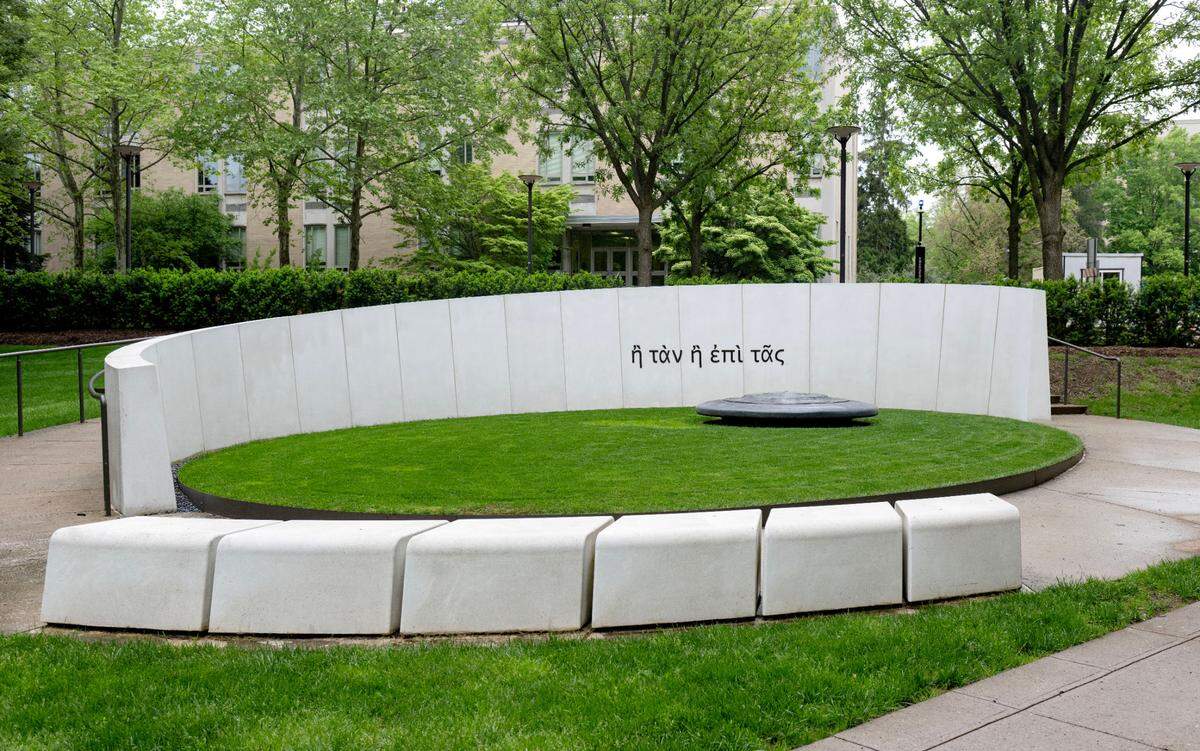 The Penn State Veterans Plaza is pictured on Friday, May 16, 2025.