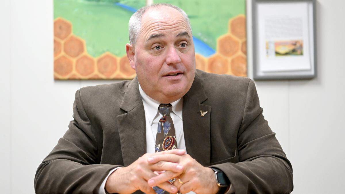 Bald Eagle Area’s new superintendent Curt Whitesel talks about his first week and doing the best thing for students on Thursday, Oct. 6, 2022.