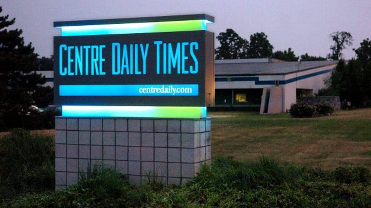 The Centre Daily Times is located in State College, Pennsylvania.