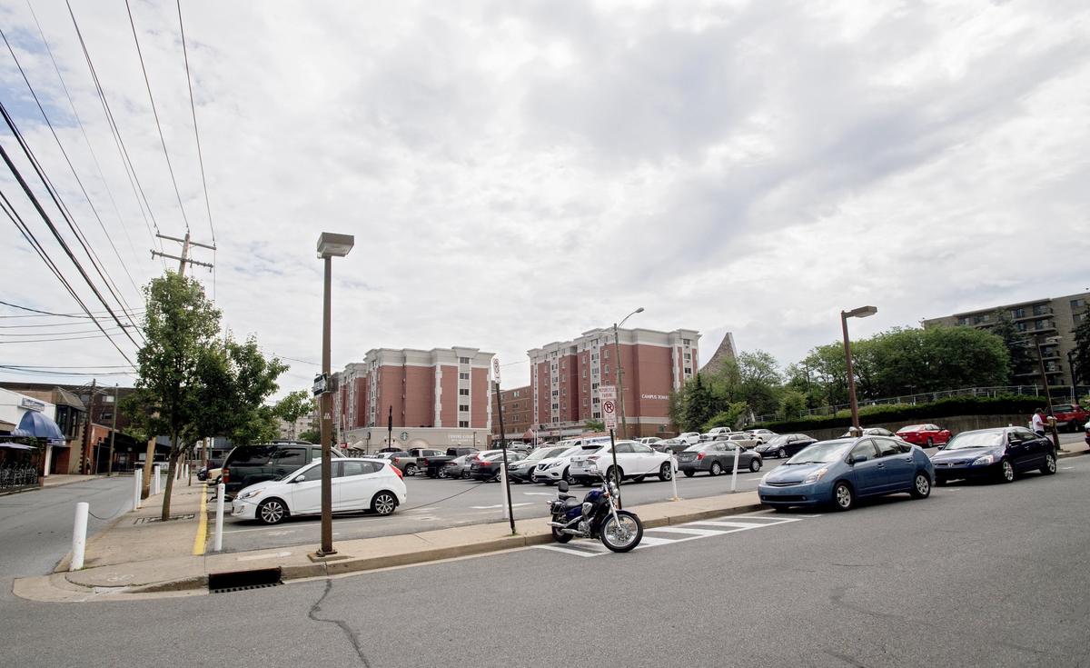 A new 12-story high rise will go in where a parking lot had been located on Garner Street.