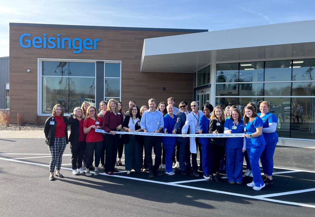 A ribbon cutting was held Monday for the new Geisinger Bellefonte Medical Clinic located on Buckaroo Lane.