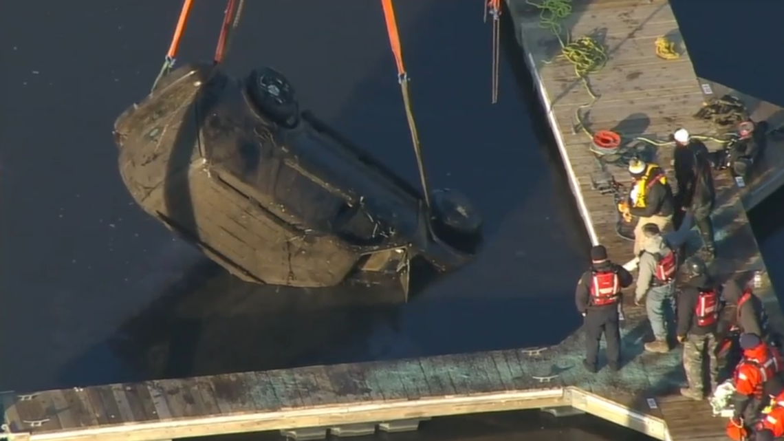 Adventures with Purpose divers found the remains of James Amabile in a vehicle at the bottom of Darby Creek, Ridley Township police in Pennsylvania said.