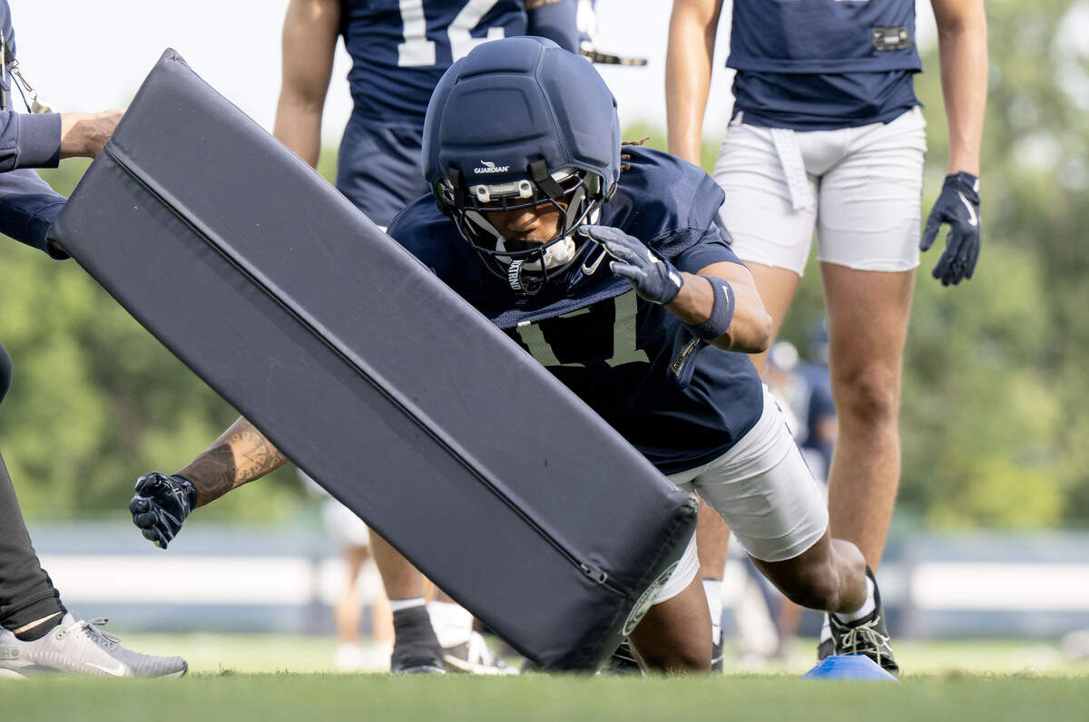 Penn State cornerback Kenny Woseley Jr. runs a drill during practice on Saturday, Aug. 2, 2025.