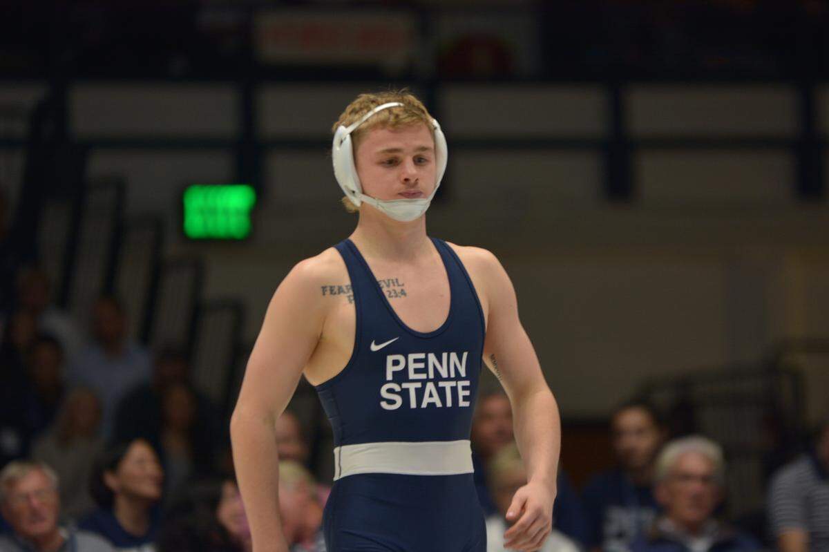 Former Penn State wrestler Brody Teske gets a chance to take on former teammates when his current team in Northern Iowa squares off with the Nittany Lions on Monday.