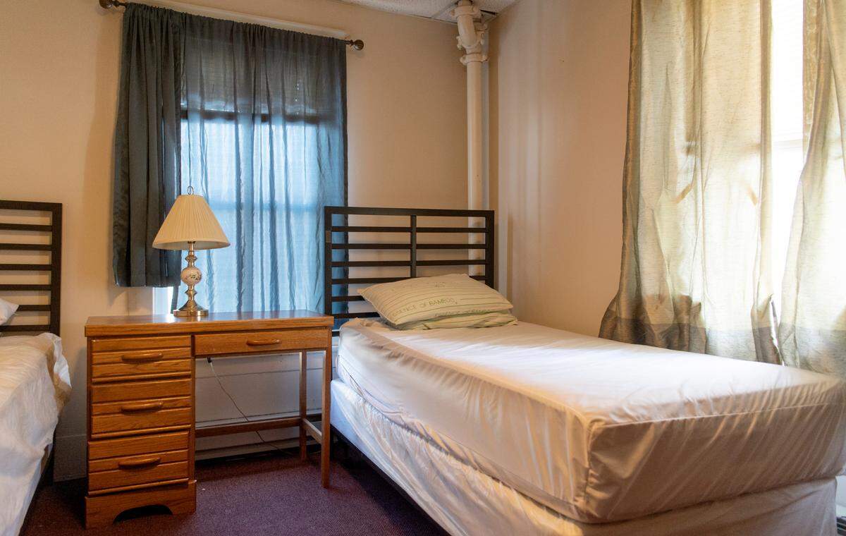 A room for clients at CentreHouse on Monday, Feb. 14, 2022.