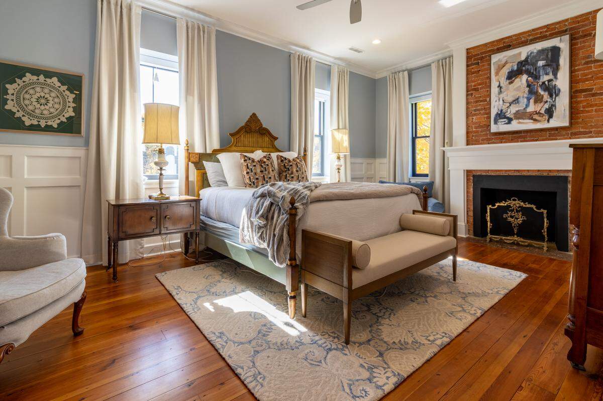 A view of a bedroom inside 124 Rock Hill Road in Harris Township. Photo courtesy of Kissinger, Bigatel & Brower Realtors.