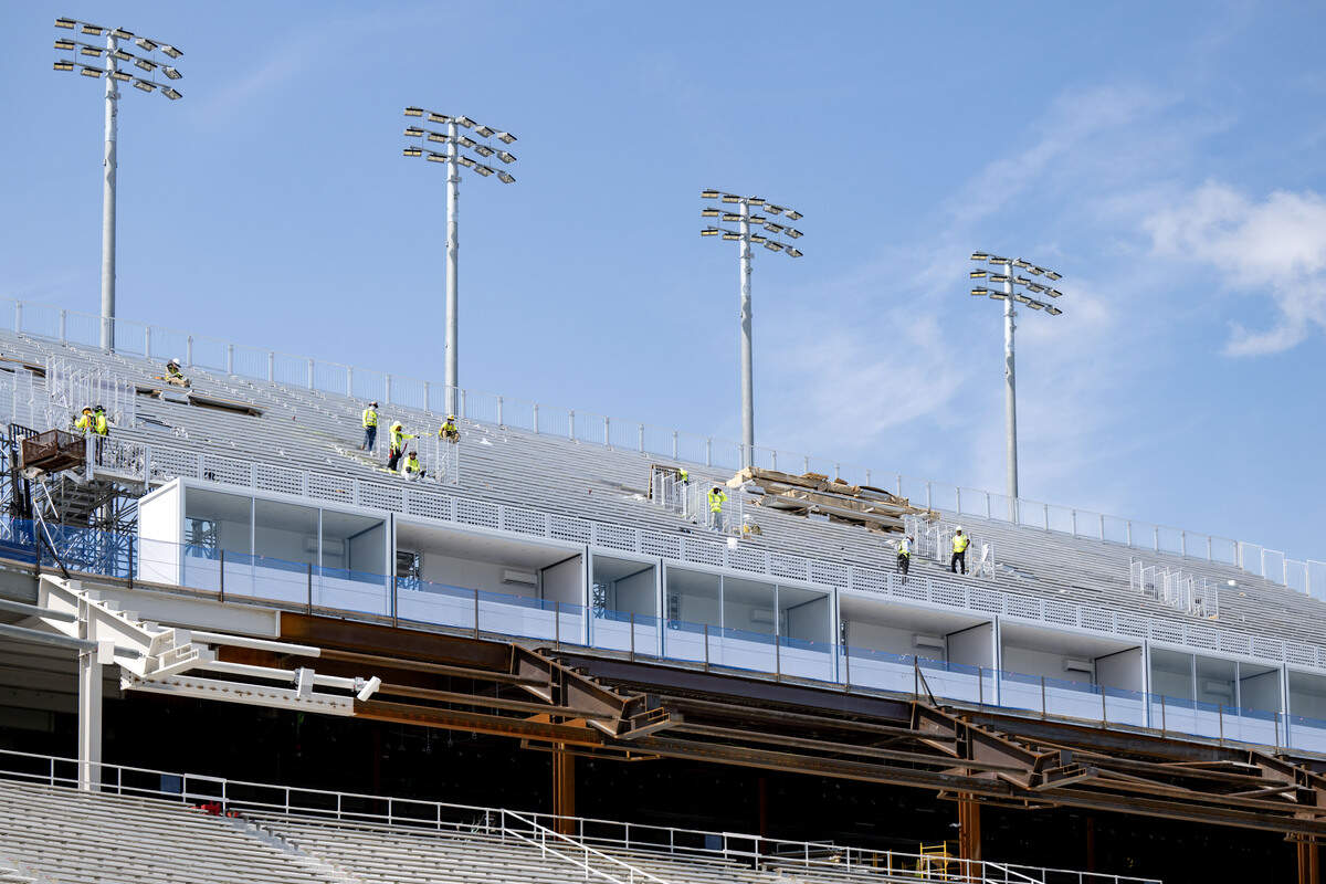 Construction on the west side of Beaver Stadium on Saturday, Aug. 2, 2025.