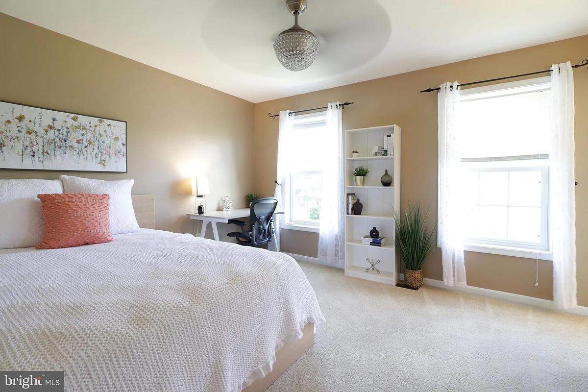 A view of one of the bedrooms at 2178 Quail Run Road in State College. Photo shared with permission from the home’s listing agent, Lara Kingshipp Carter of Kissinger Bigatel and Brower Realtors.