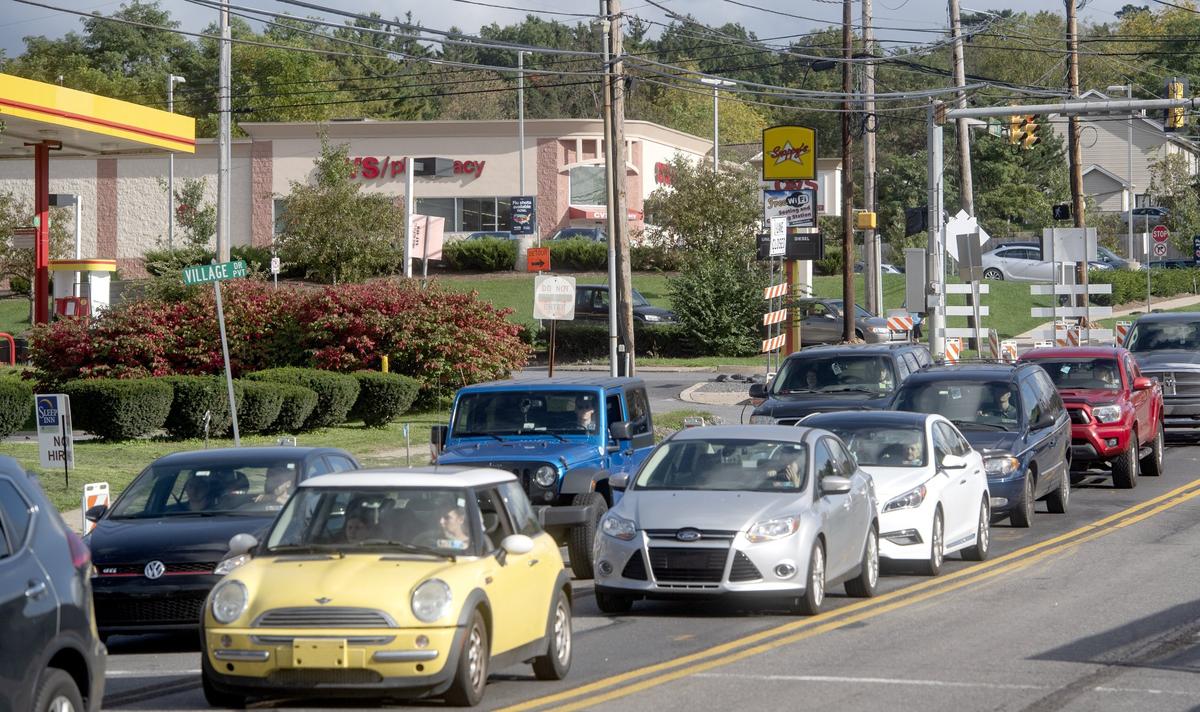Construction will continue on North Atherton Street for about two more weeks until the winter shutdown.