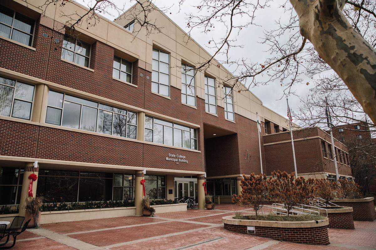 The police department is located on the first floor of the borough building in downtown State College.