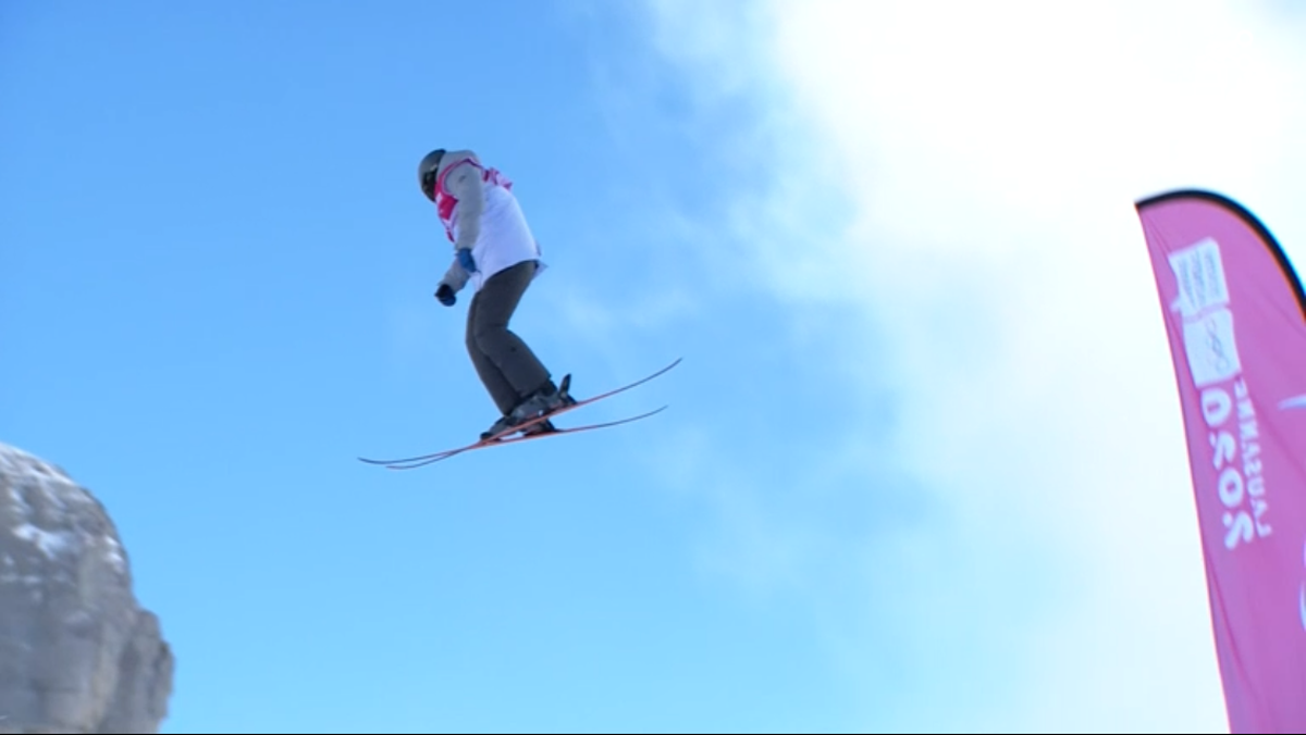 State College Area High School student Jenna Riccomini finished eighth in the women’s freestyle skiing slopestyle competition from Jan. 20-22 in Lausanne, Switzerland.